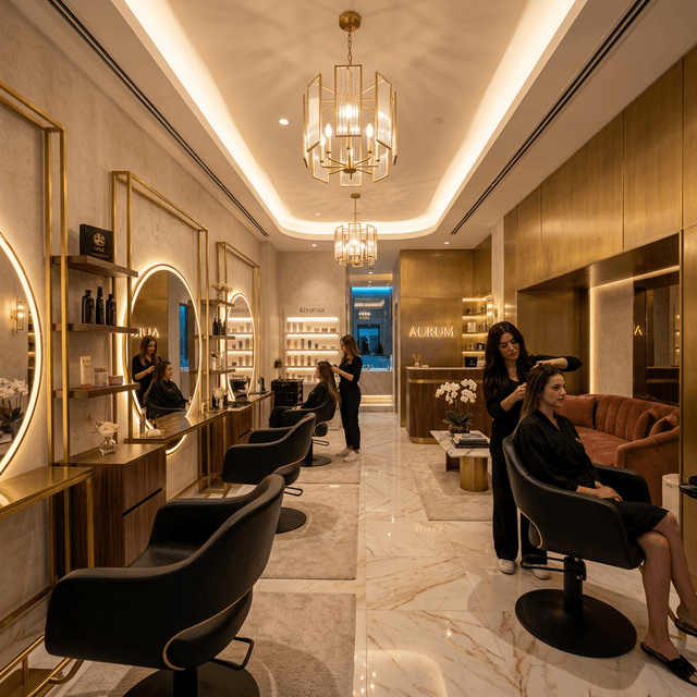 Luxury Salon Interior
